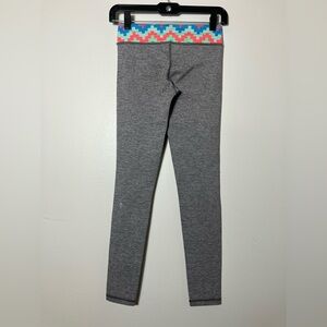 Ivivva By Lululemon Girls Athletic‎ Leggings Gray Size 10